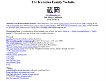 Tablet Screenshot of kuraoka.org